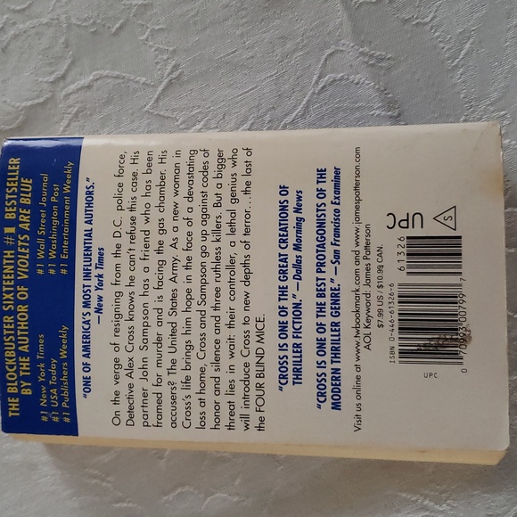 5 for $20. Four Blind Mice by James Patterson - Picture 2 of 2